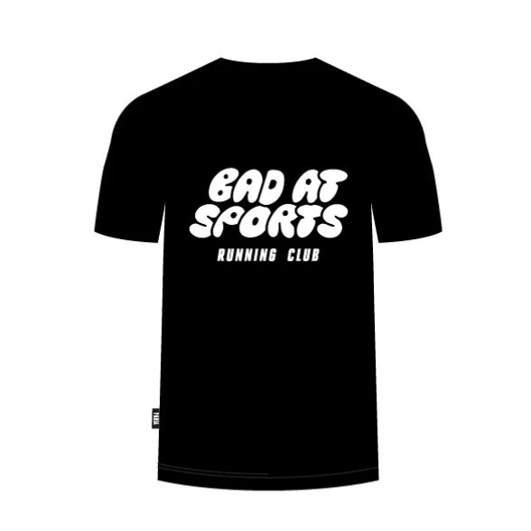 Bad At Sports Black Men‚Äôs Organic Cotton T-Shirt | PARIA
