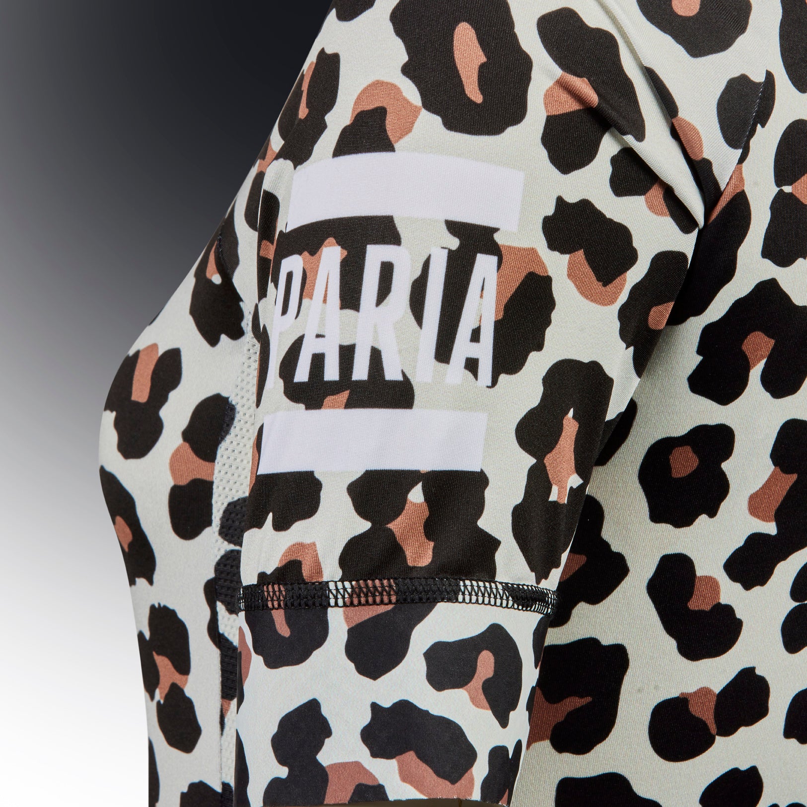 Leopard Print Short Sleeve Womens Cycling Jersey - Image 4