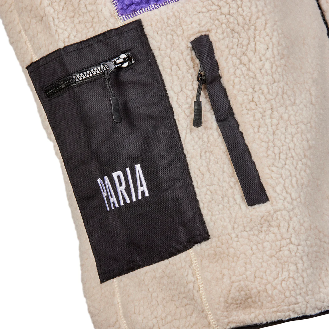 Cream Sherpa Fleece Commuter Cycling Gilet - Image 4