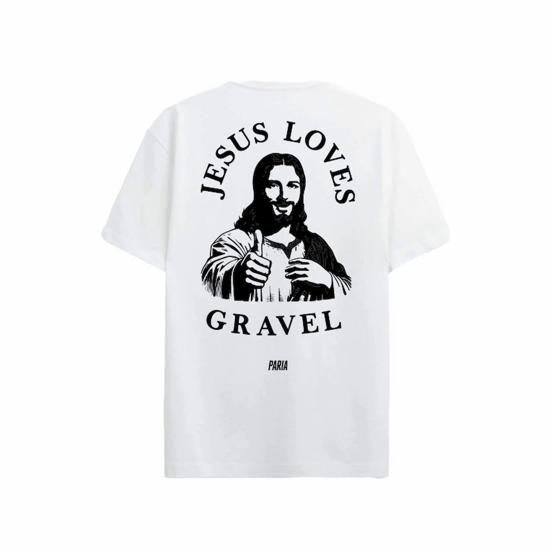 Jesus Loves Gravel Cycling Tee