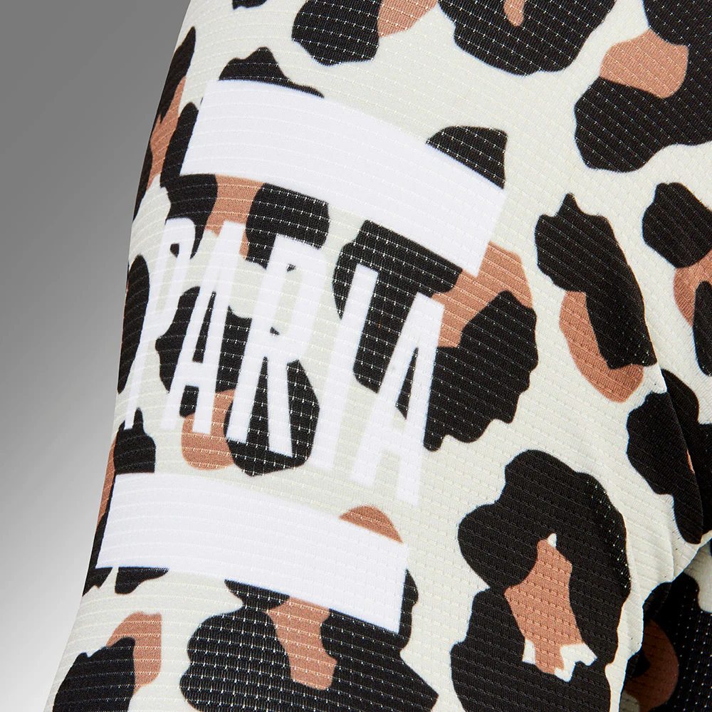 Leopard Print Short Sleeve Cycling Jersey - Image 5