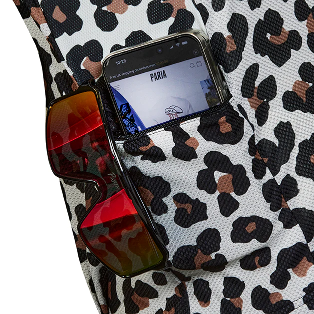 Leopard Print Short Sleeve Gravel T-shirt - Image 5