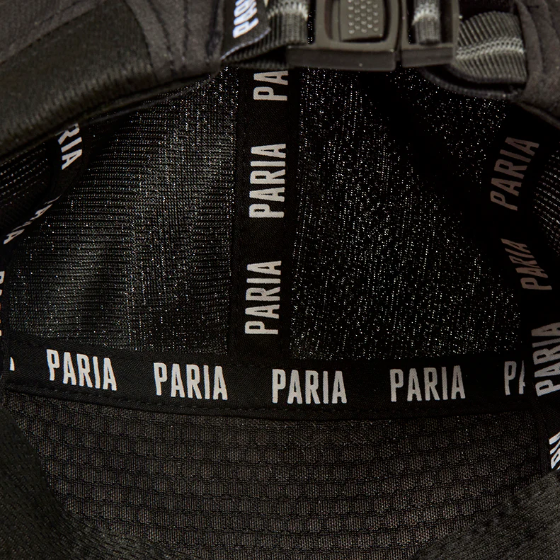 PARIA Black Camper Cap 5 panel - Image 3