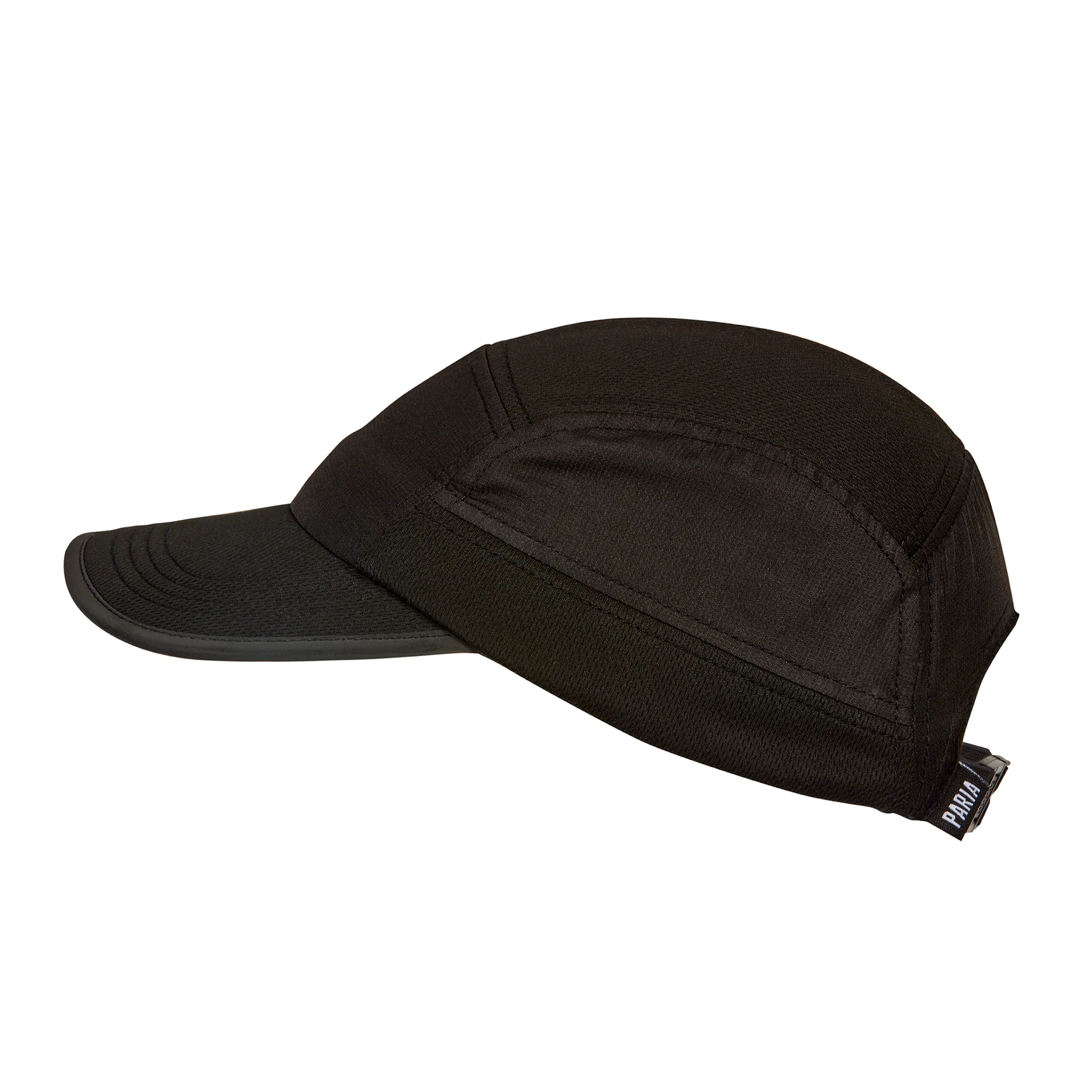 PARIA Black Camper Cap 5 panel - Image 5