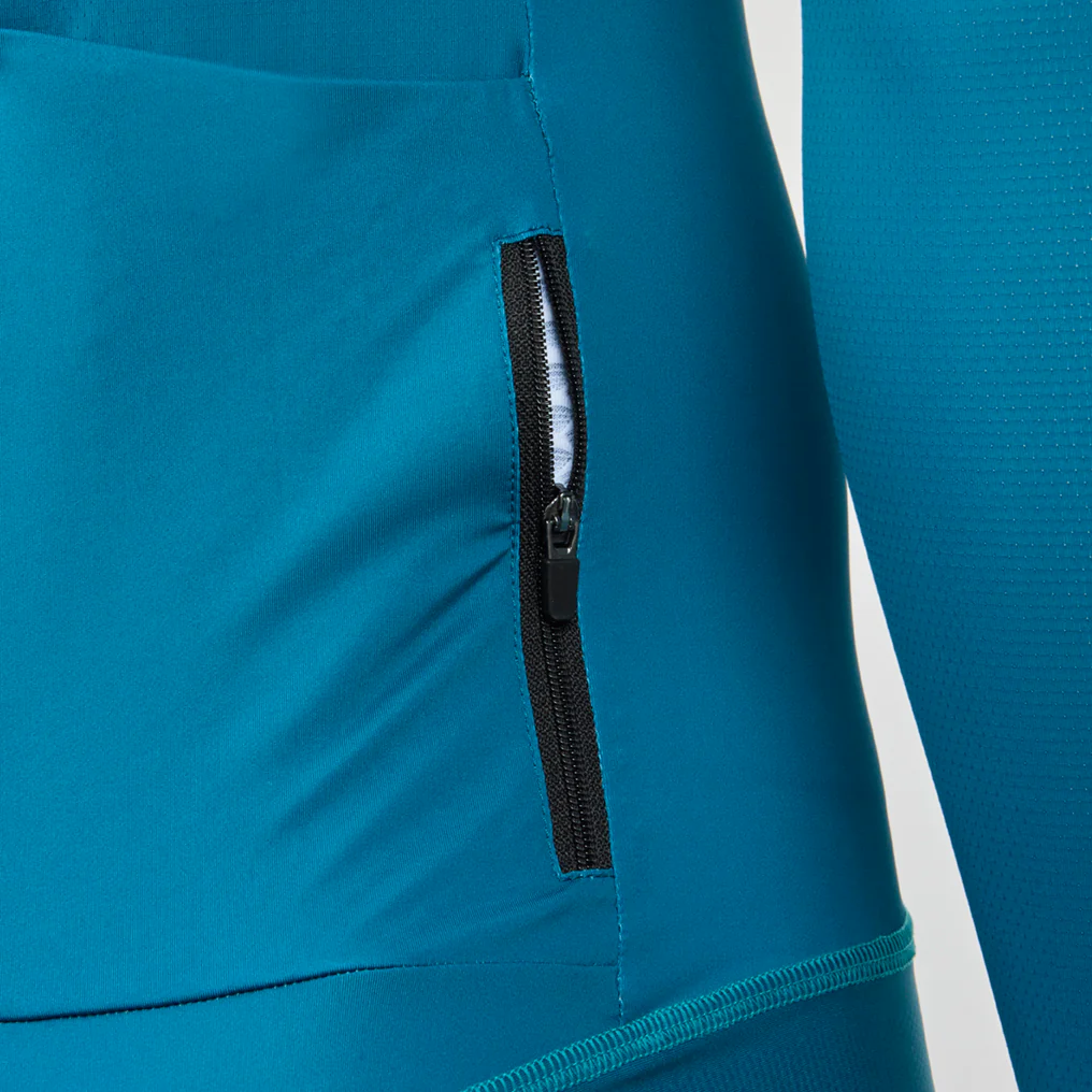 Lyons Blue Long Sleeve Cycling Jersey – Aero Performance - Image 8