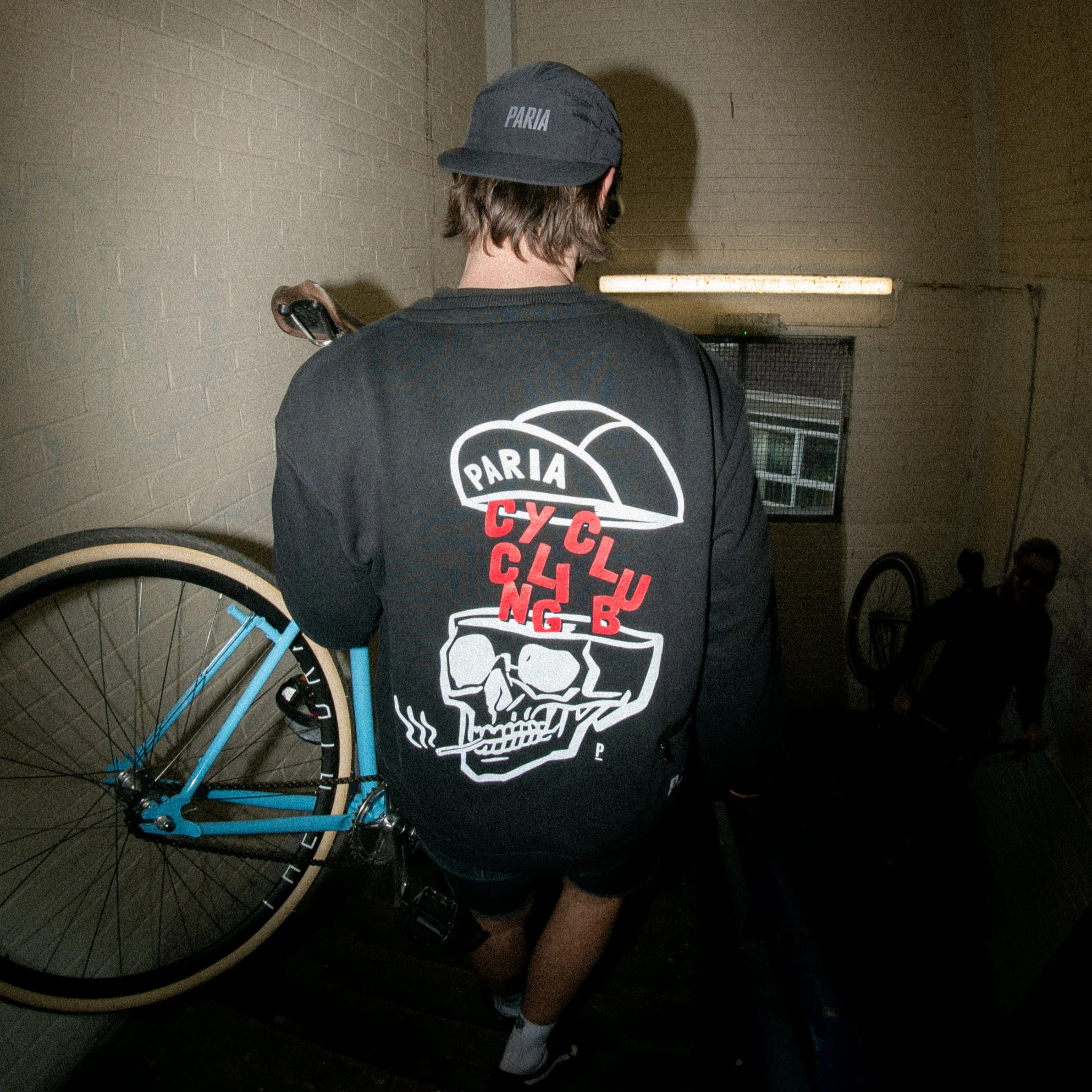 SMOKING SKULL Utility Cycling Sweatshirt - Image 7