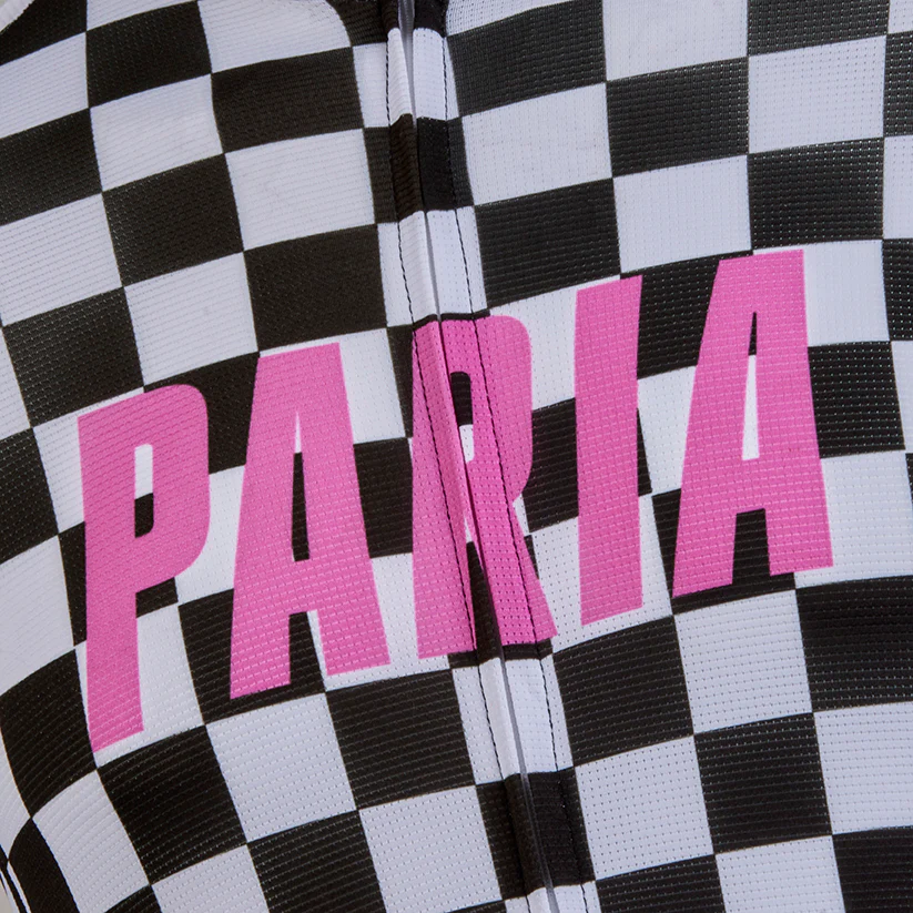 Wreckerboard Checked Men's Cycling Jersey - Image 3